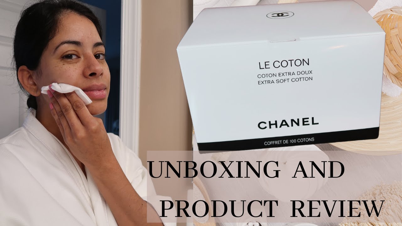 LE COTON Extra Soft Cotton by CHANEL  Cleanser and toner, Chanel makeup, Cotton  pads