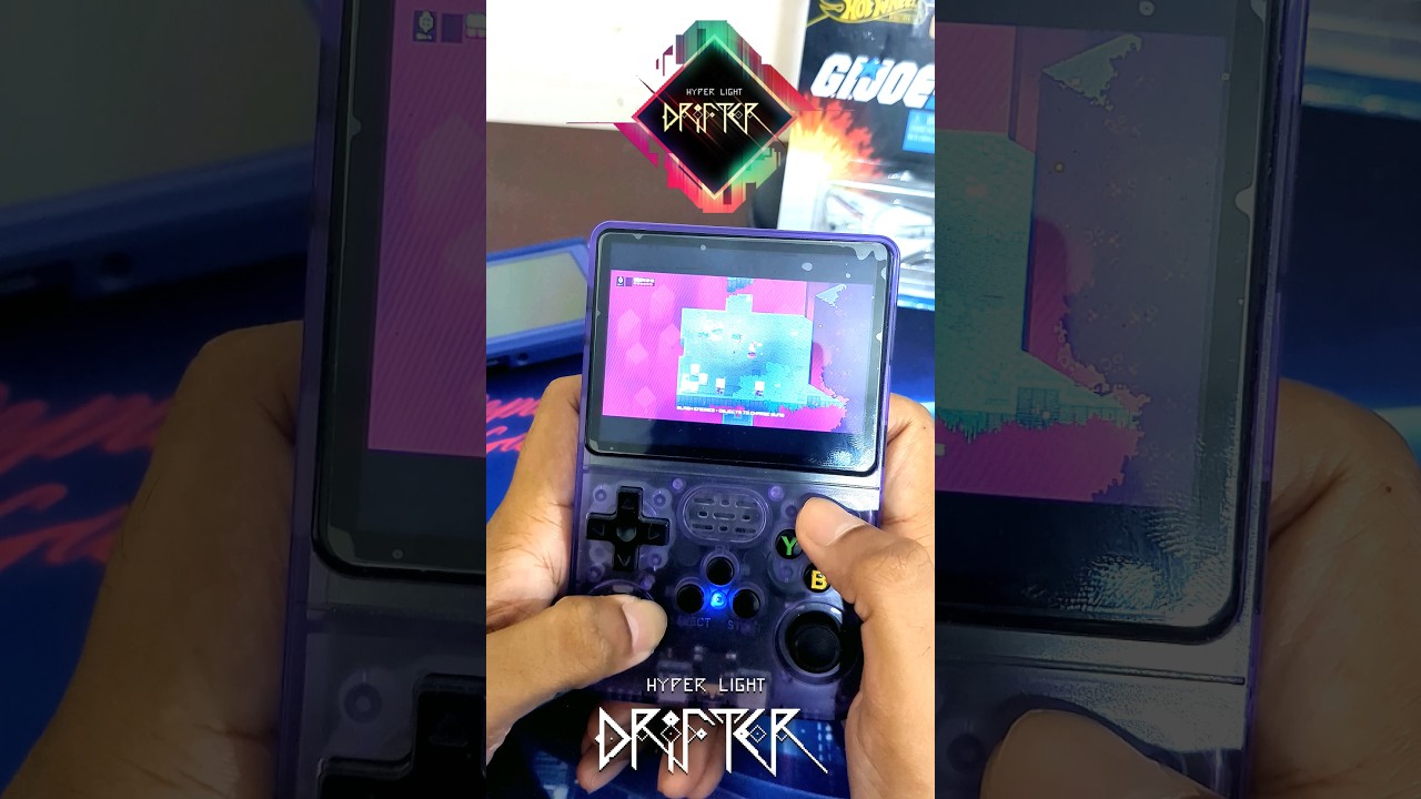 Playing Hyper Light Drifter on R36S 2025 