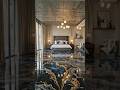 Amazing Metallic Epoxy Floor Transformation | Empty Room to Luxury Bedroom Timelapse ✨