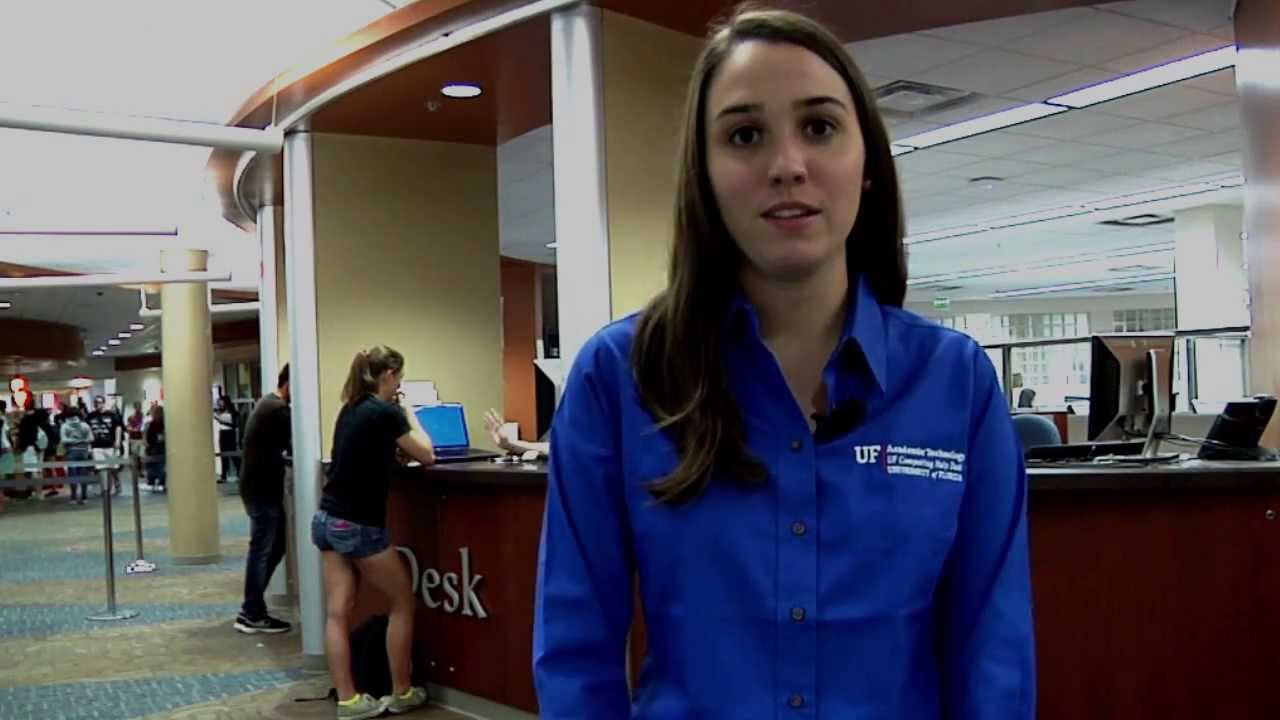 Uf Computing Help Desk Overview Of Services Youtube
