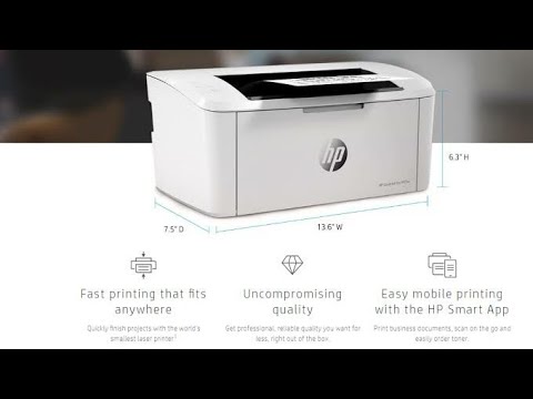 HP LaserJet Pro M15a Printer Unboxing