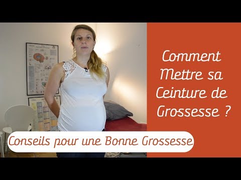 Vidéo: Comment Porter Une Ceinture De Maternité