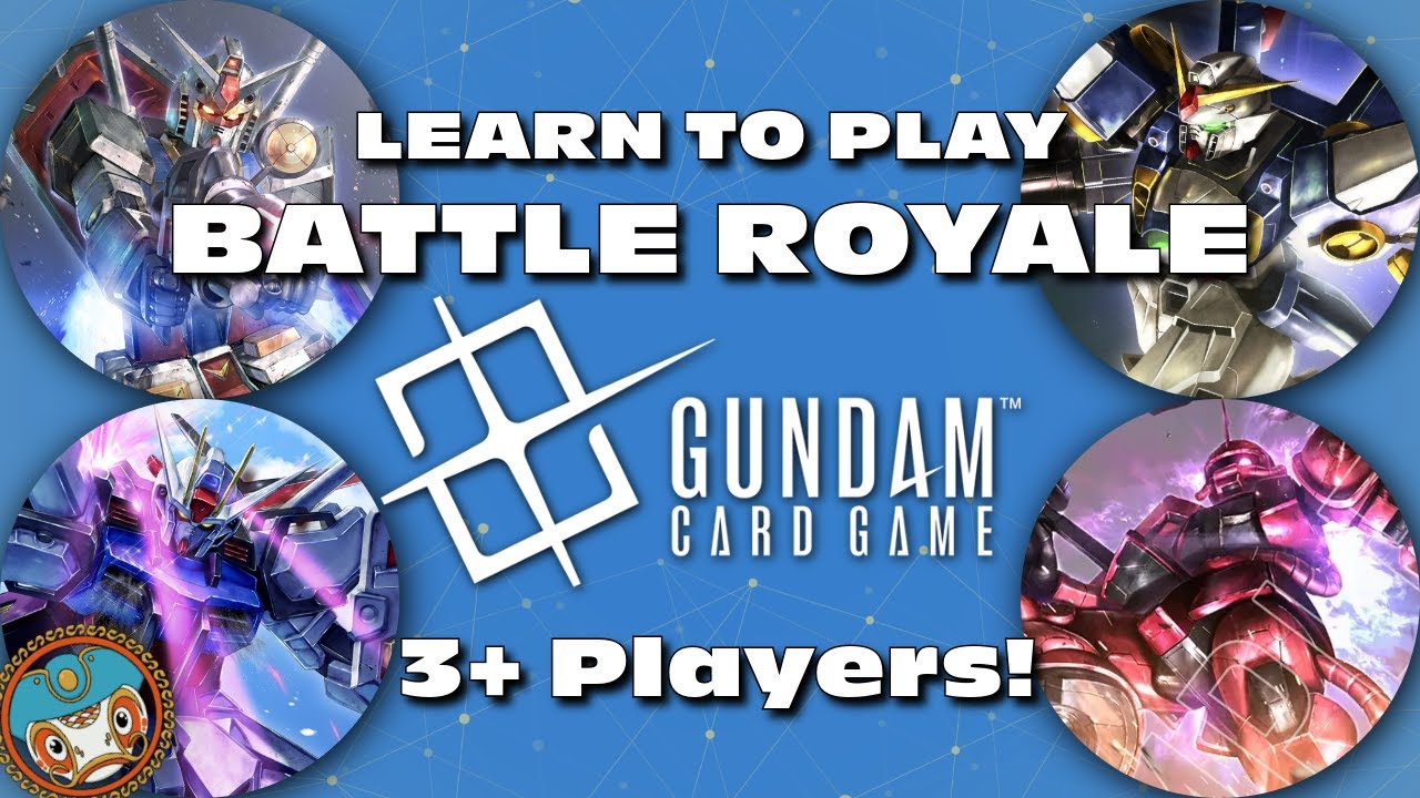 How to Play BATTLE ROYALE Format in Gundam Card Game! - Full Demonstration