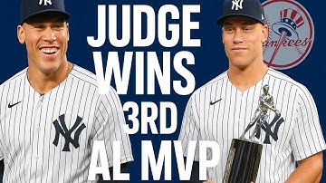 Aaron Judge Wins AL MVP For The Third Time 