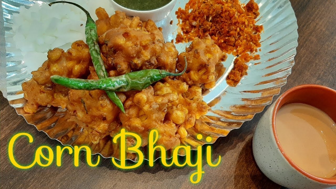 Corn Bhajiya Sweet Corn Bhajiya Lonavala Style Corn Bhaji YouTube