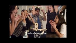 Jenga Game Wooden Blocks Stacking Tumbling Tower Kids Game Ages 6 and Up Hasbro Prime Day