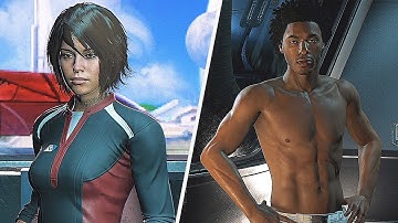 Mass Effect Andromeda complete Sara Ryder x Liam Romance Story