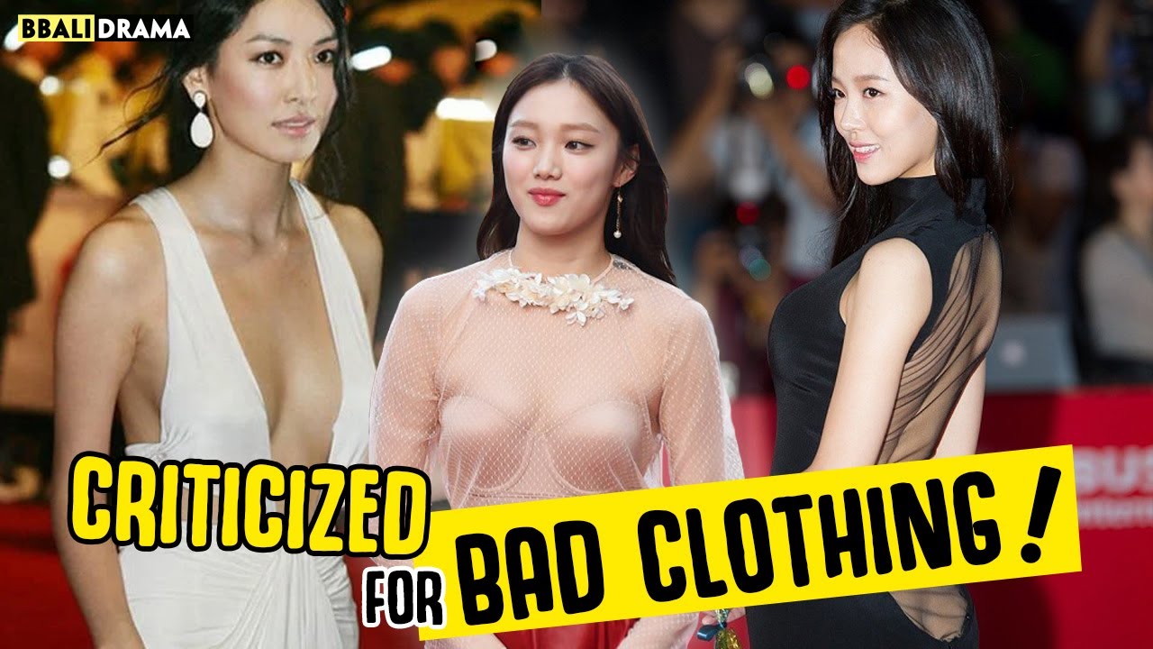 Korean Actresses CRITICIZED For FASHION DISASTERS - YouTube