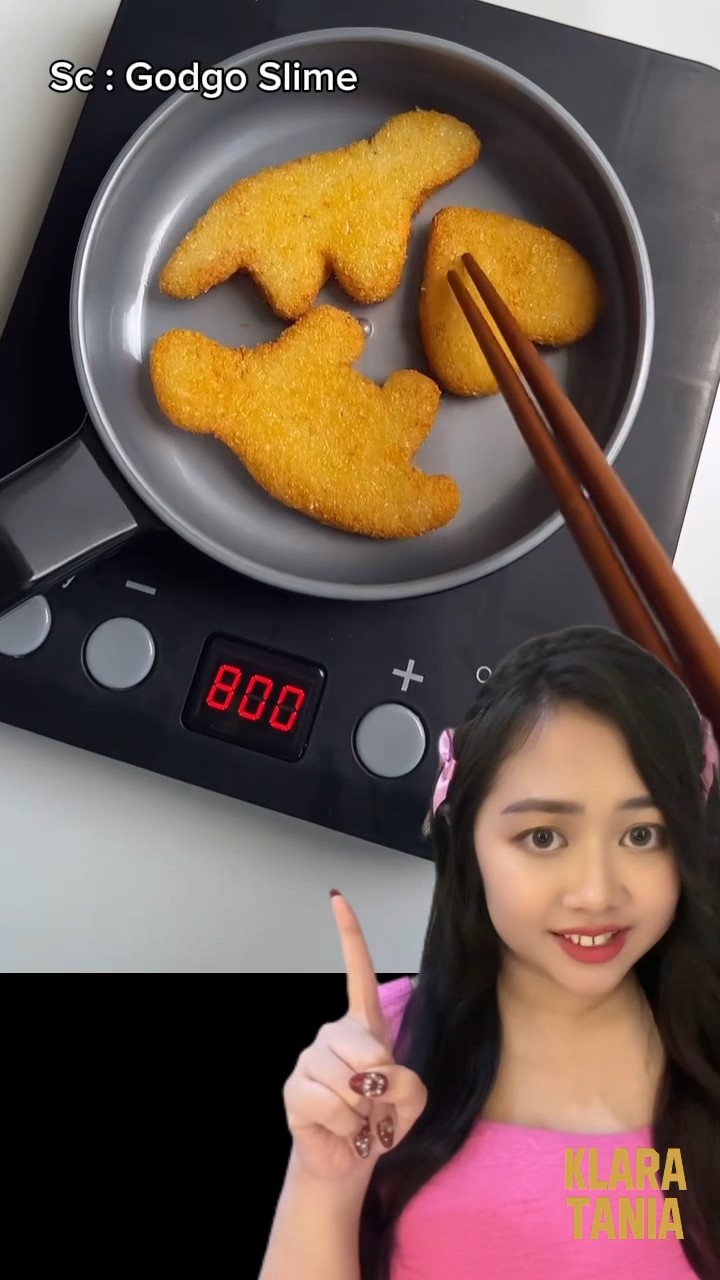JANGAN MAKAN NUGGET DINO?!?! | Klara Tania #shorts