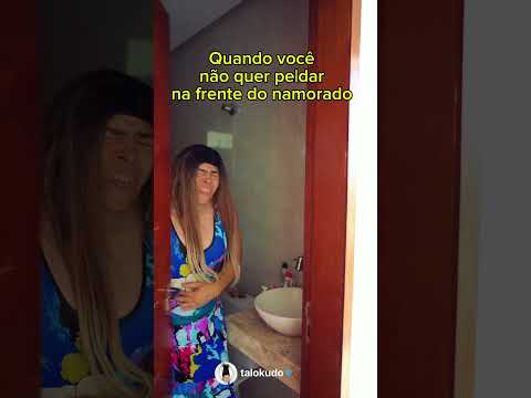 Quando você não quer p3idar na frente do namorado kkkkk