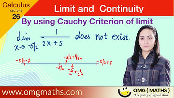 Cauchy Criterion for limit | Show that limit does not exist by using cauchy criterion | CSIR NET,IIT