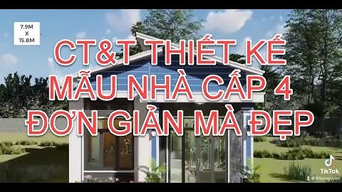 [CT&T] MẪU NHÀ CẤP 4 ĐƠN GIẢN MÀ ĐẸP - XÂY NHÀ TRỌN GÓI - CHÌA KHÓA TRAO TAY.