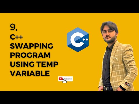 C++ swapping program using temporary variable: How to swap two numbers in c++ Programming language