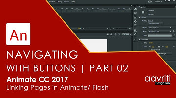 NAVIGATING WITH BUTTONS | AAVRITI | ANIMATE CC 2017 | PART 02