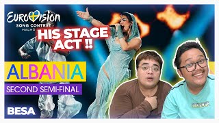 BESA - TITAN (LIVE) | Albania 🇦🇱 | Second Semi-Final | Eurovision 2024 REACTION