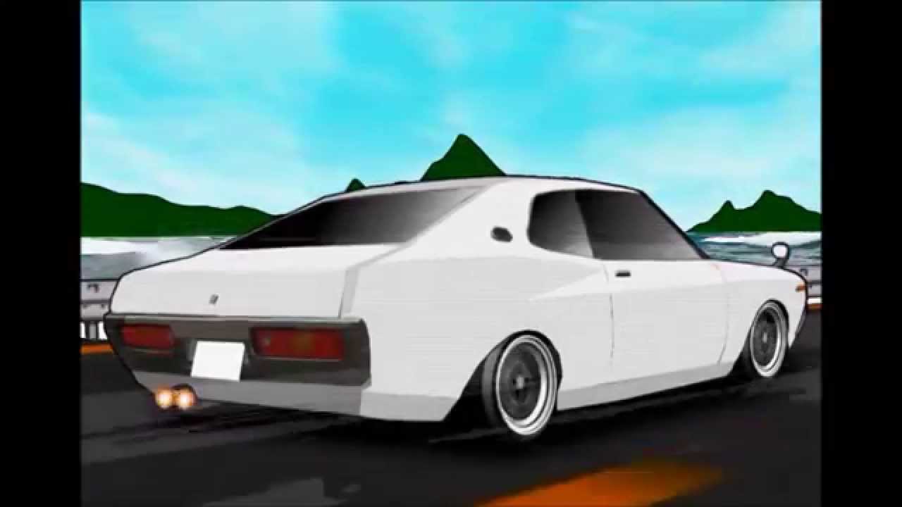 昭和の名車日産 ローレルsgx ブタケツ 旧車アニメ Youtube