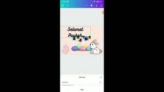 Canva - Membuat Kartu Ucapan PASKAH [Menggunakan Handphone] screenshot 5