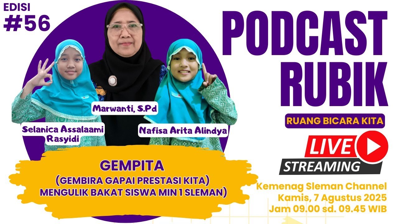 Ruang Bicara Kita #56  |  Tema: GEMPITA (Gembira Gapai Prestasi Kita)