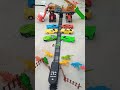 rc train Pushing  car &amp; tractor 😲 in pit &amp; parked animal toys jcp tractor   #jcb part-#128