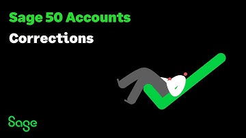 Sage 50 Accounts  (UK) -  Corrections - Bank Transactions