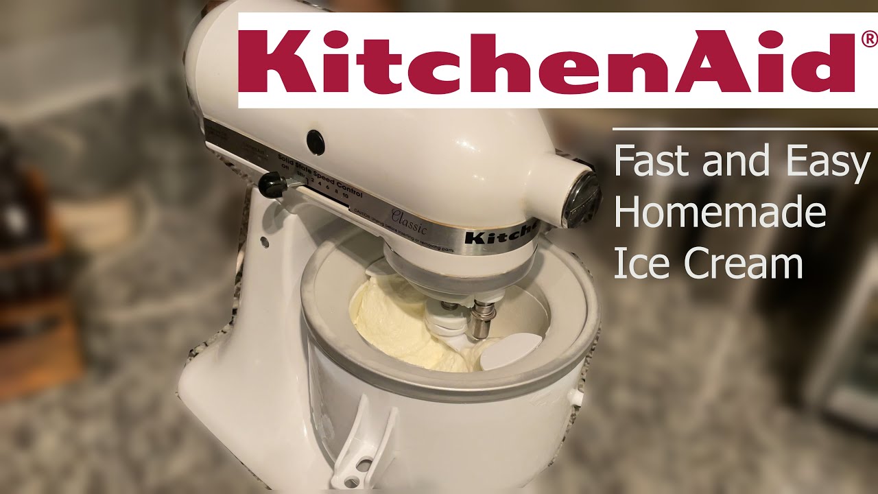The New KitchenAid Ice Cream Maker Attachment Makes Summertime