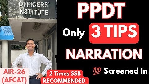 PPDT Narration TIPS that NO ONE tells you !!! SHOCKING TRUTH of PPDT Narration | #ssbinterview #ssb 
