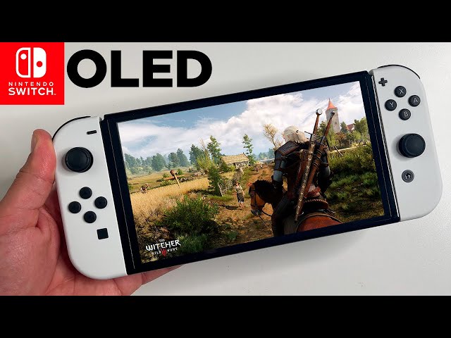 The Witcher 3 OLED Nintendo Switch Gameplay - YouTube