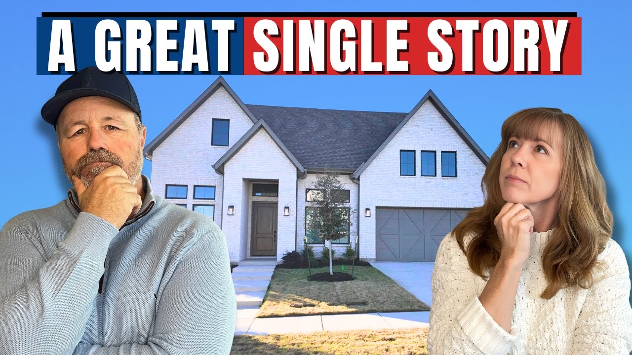 Одноэтажный дом в Аллене — недавно признанном лучшим местом для жизни в Техасе.