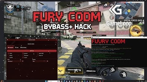 Call of duty Chinese Gameloop bypass with Hack , EsP & Aimbot