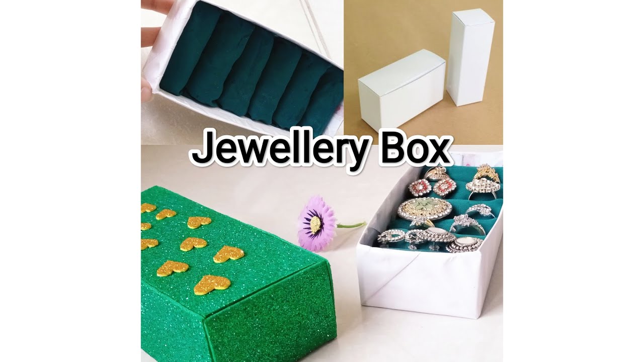 How To Make A Jewellery Box Making Jewellery Box At Home YouTube