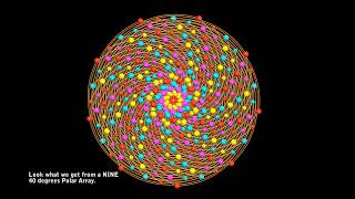 QUAD STEP PHYLLOTAXIS of the Fibonacci Spiral Part 2 .