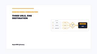 Ranking signal consolidation: point signals to one URL