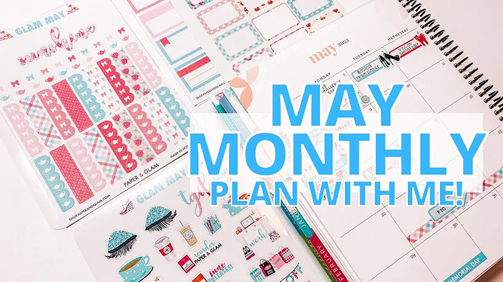 Plan With Me | May Monthly | Erin Condren | LifePl...