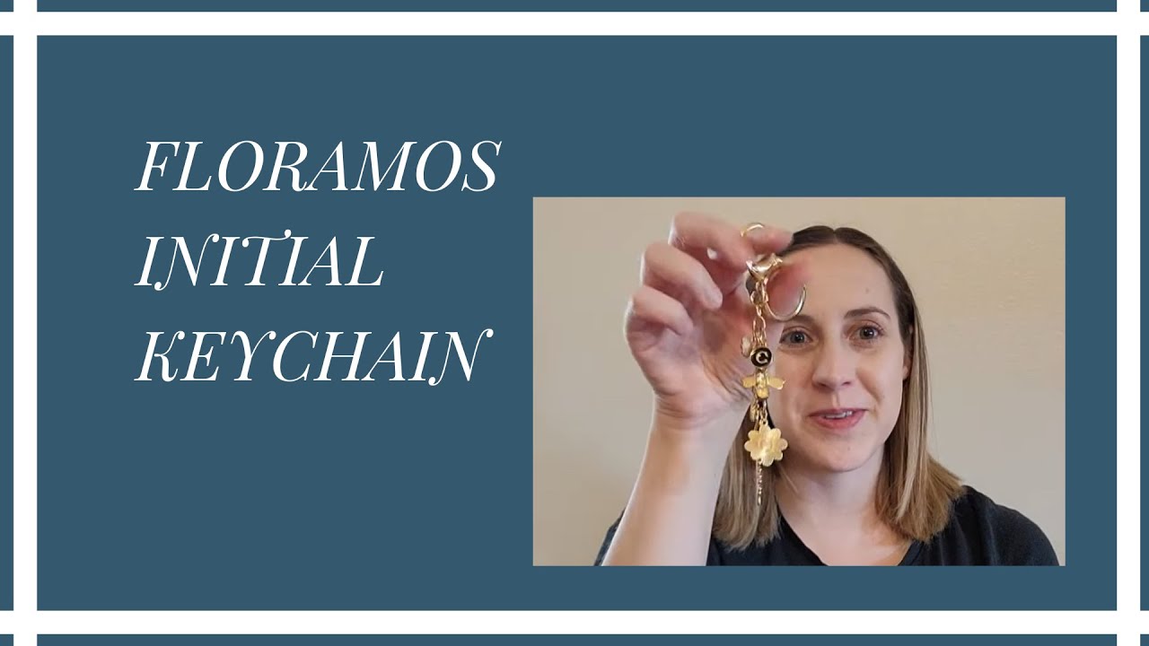 Floramos Initial Keychain Review | Cute & Personalized Bag Charm