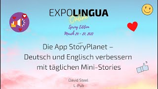 Die App StoryPlanet – Deutsch und Englisch verbessern mit täglichen Mini-Stories screenshot 1