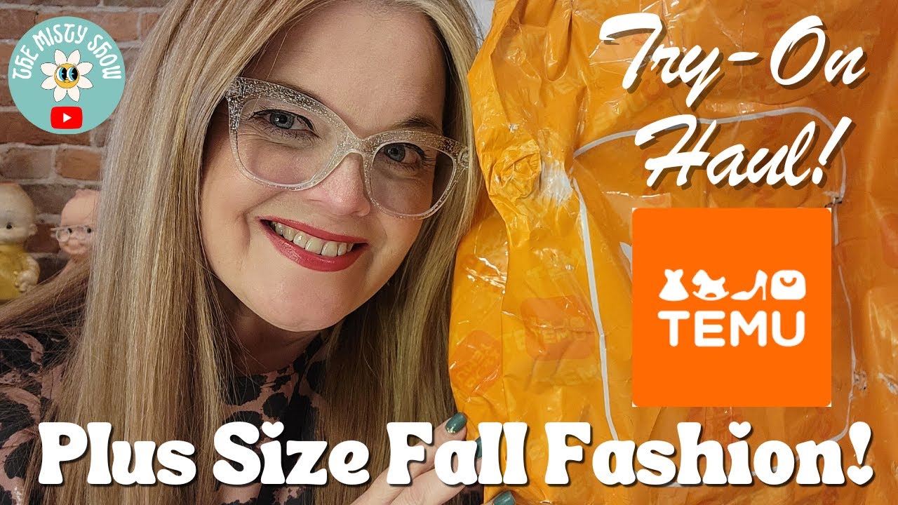 Plus Size FALL FASHIONS From Temu! | Try-On Haul & Something WEIRD ...