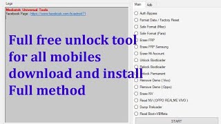 Mtk universal tool|Mediatek universal|Mobile software course| @smzinstitute screenshot 5