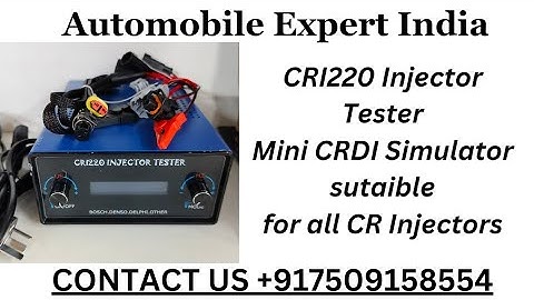 #minisimulator CRI220 Injector Tester suitable for All CRDI INJECTOR  Testing #crdisimulator