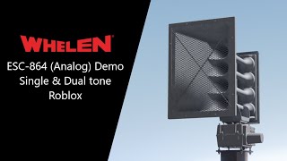 Whelen ESC-864 (Analog) Demo | Single & Dual Tone | Roblox