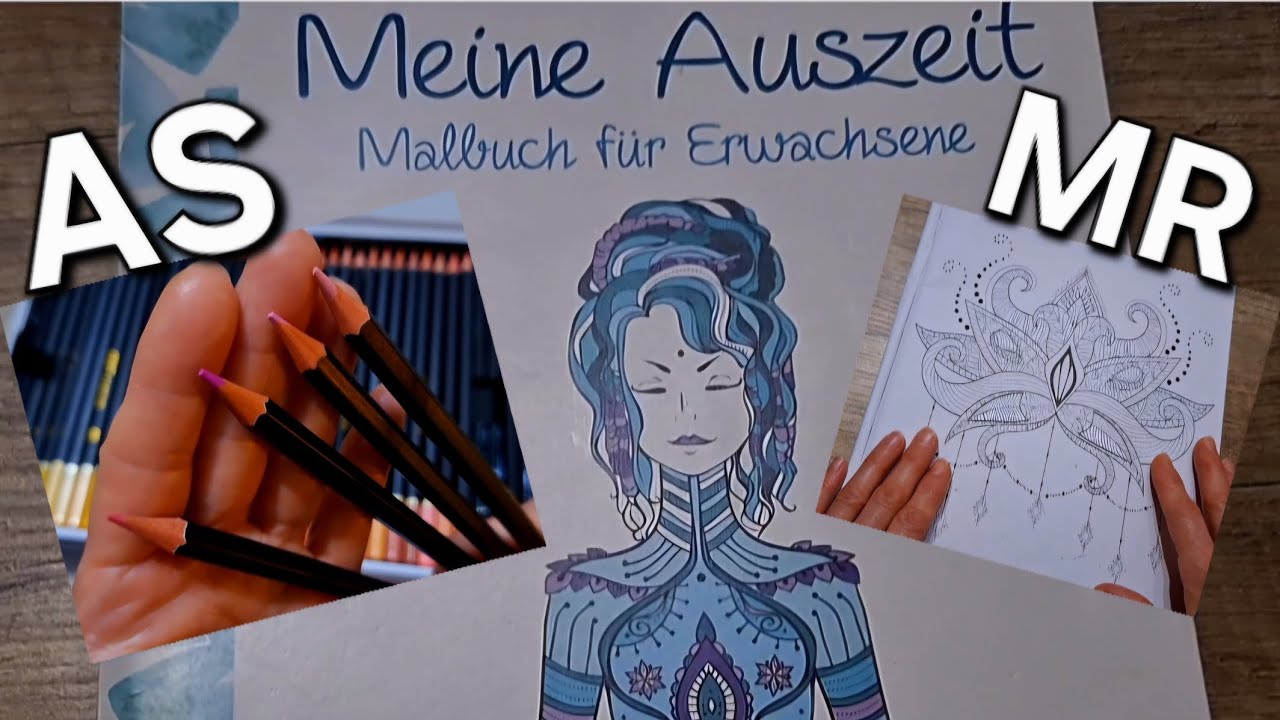[ASMR] Lass uns ein Bild ausmalen🖍