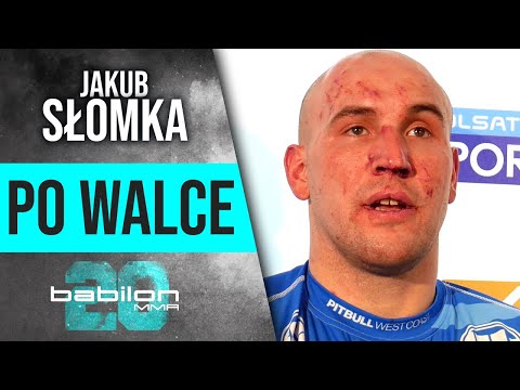 Jakub Słomka po zwycięstwie na Babilon MMA 20 komentuje wypadający ochraniacz rywala