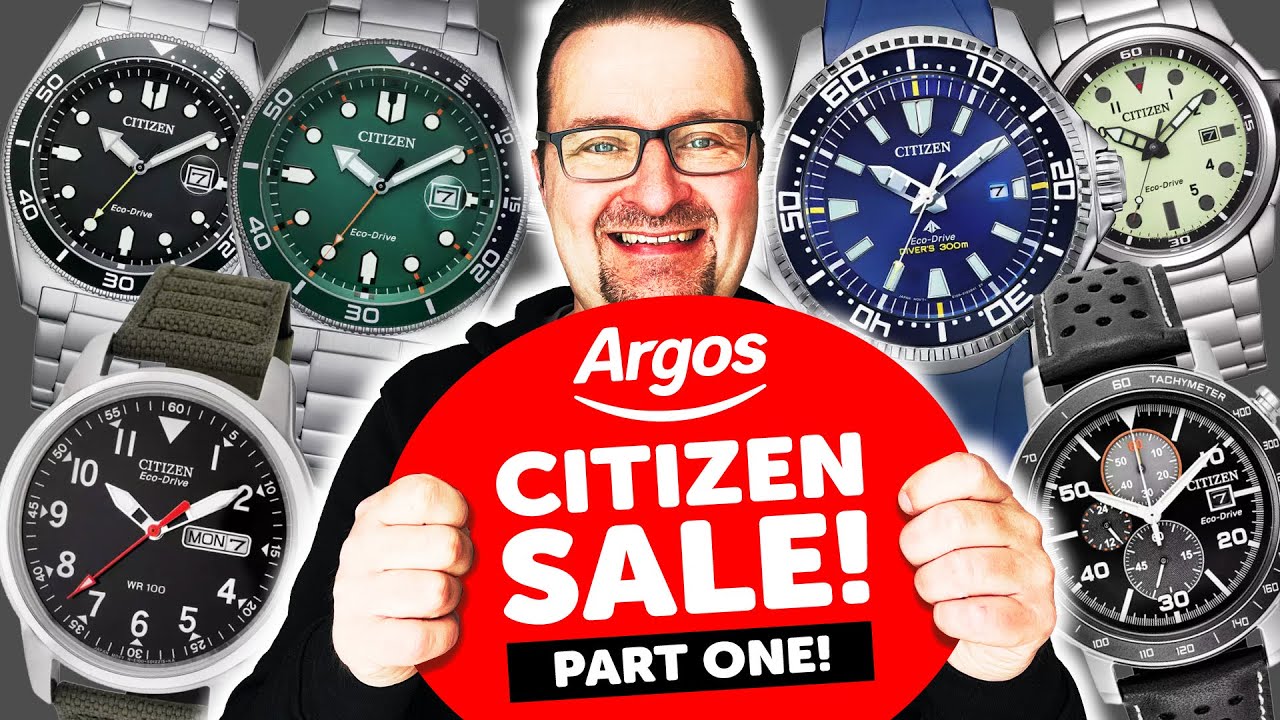 НЕ ПРОПУСТИТЕ ЭТОГО! 🔥 5 лучших часов Citizen прямо сейчас на РАСПРОДАЖЕ в Argos!!