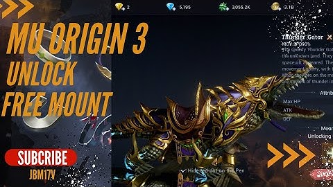 Mu Origin3 | Unlock Free Legendary Mount