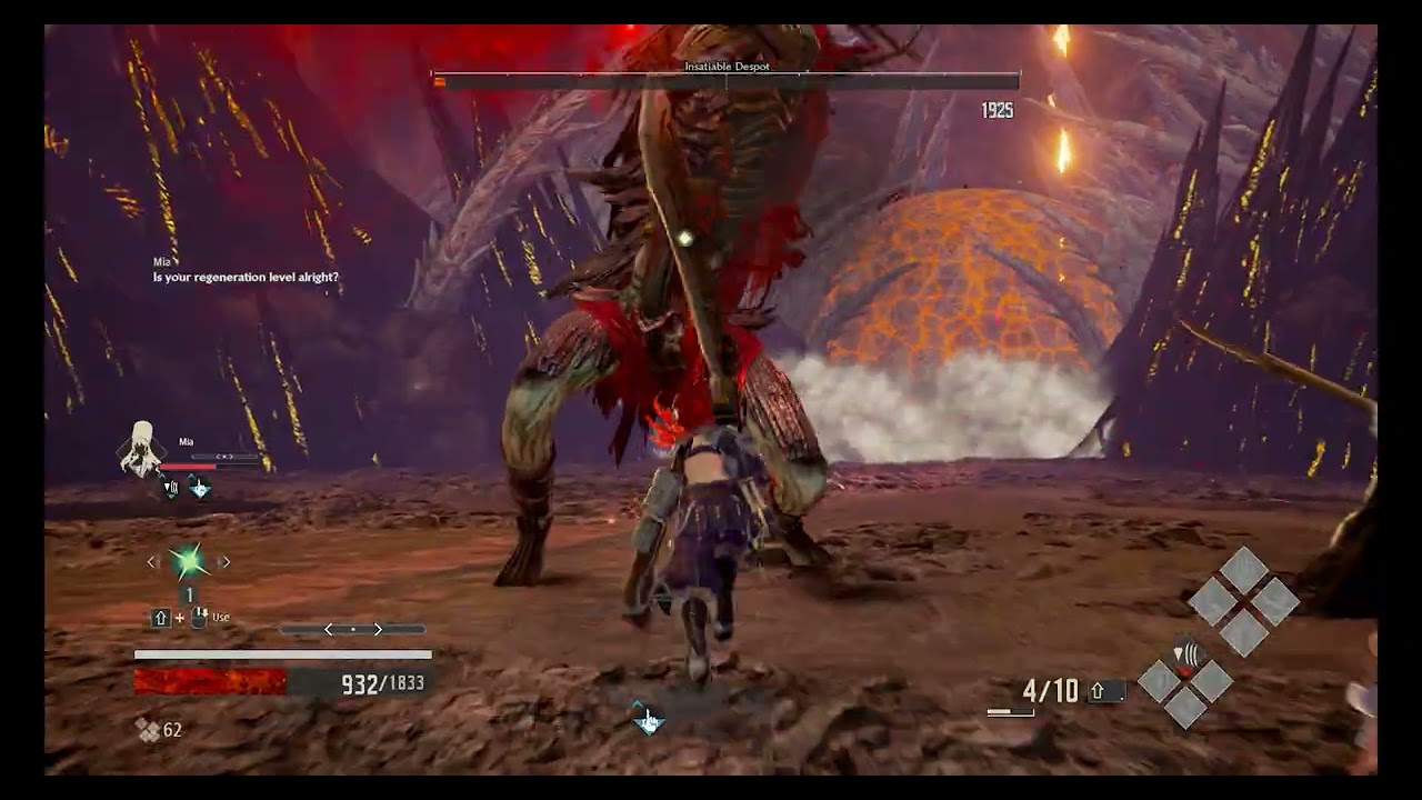 Code Vein : Insatiable Despot Boss Fight