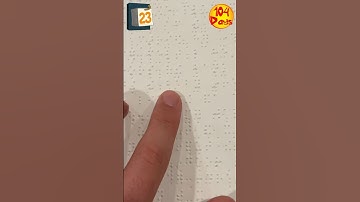 Can you read Braille? 📖🧐 #braille #reading #104days
