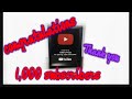 Thank you for 1000 subscribers tomstuff460