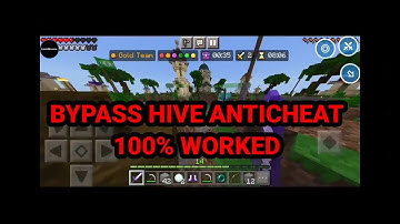 How to bypass hive anticheat with toolbox infinite time 1.19.51