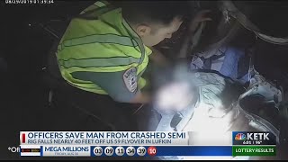 Lufkin officers save man from truck