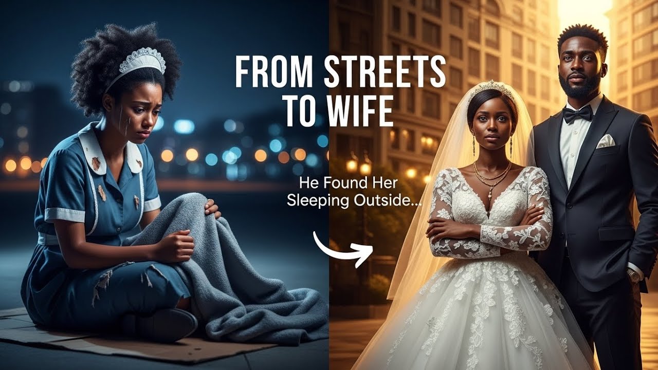 Poor Maid Who Sleeps Outside at Night Saved a Billionaire That Took Her In as Wife