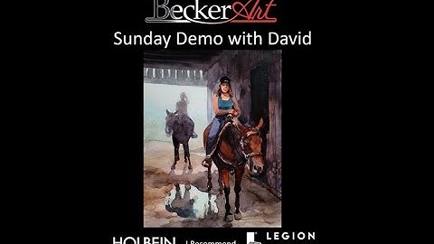 BeckerArt Sunday Watercolor Tutorial Demo with David R Becker